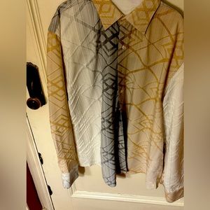 Jhane Barnes casual long sleeve shirt Size XXL